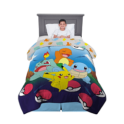 Kids Bedding Edredón reversible de microfibra súper suave, T