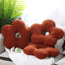 3 piezas de almohadas esféricas de flores de 18,8 x 15,7 pul