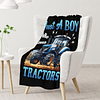 Manta para niños, manta de tractor, manta de tractor de 50 x