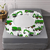 Juego de sábanas Tractor verde: Sábanas de tamaño completo p