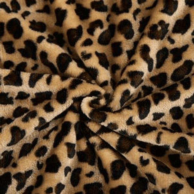 Manta de Leopardo Manta de Forro Polar Decorativa Ultra-felp