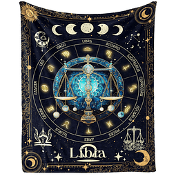 Libra Zodiac Manta para niños y niñas, diseño temático de as