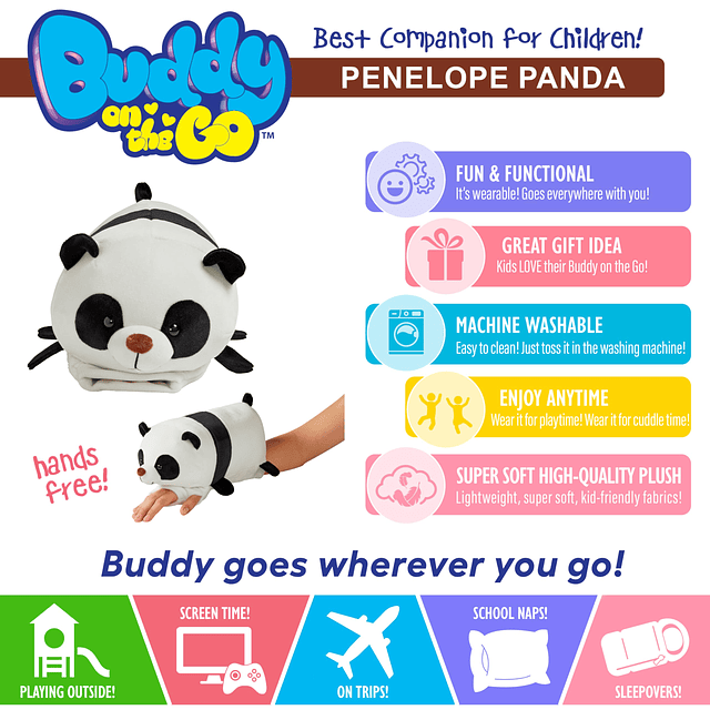 Buddy on The Go - de The Makers of - Penélope Panda - Peluch