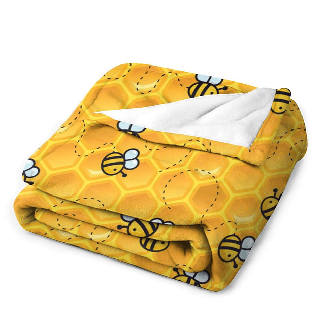 Bee Blanket Gifts - Linda manta de 40 x 50 pulgadas para muj