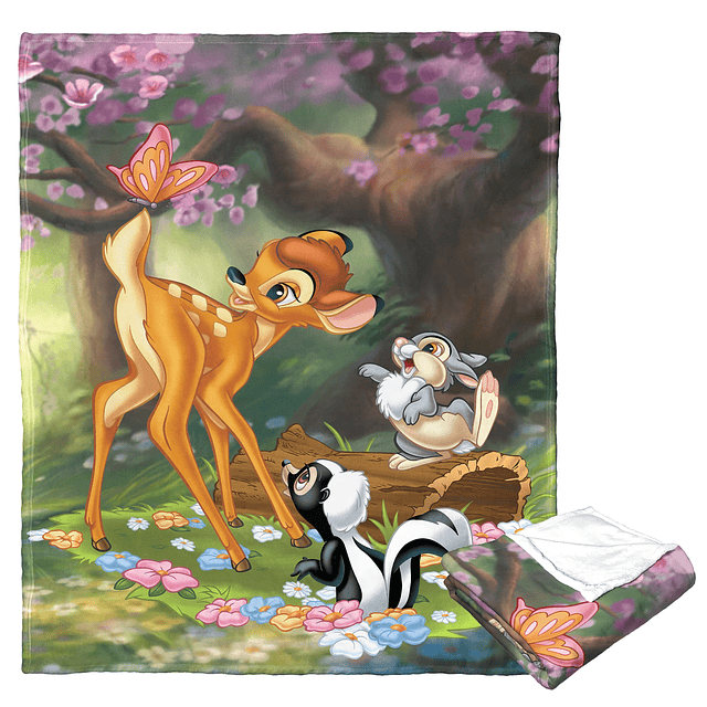 Disney Classics Manta de tacto de seda, 50 x 60 pulgadas, Sw