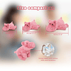 Hippo Peluche de hipopótamo rosa de 23,6 pulgadas, peluche s