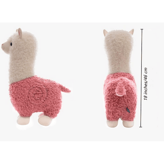 Juguete de peluche de alpaca, almohada de peluche de camello