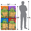 Teenage Mutant Ninja Turtles TMNT Turtle Tiles - Manta súper