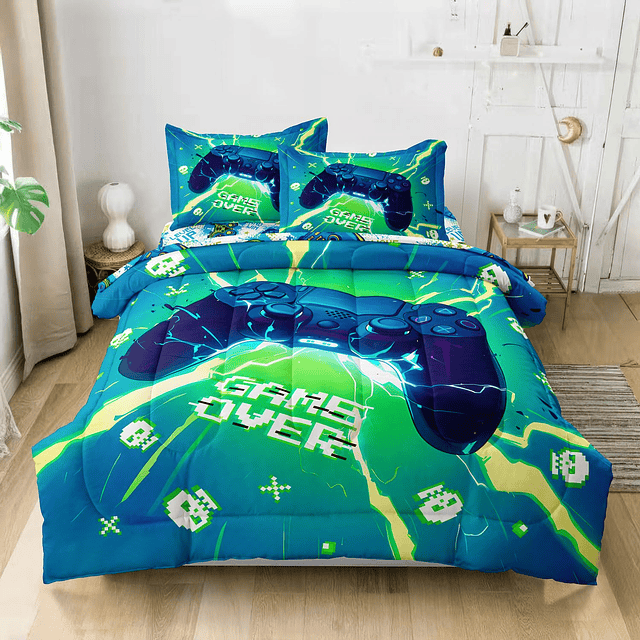 Juego de ropa de cama para niños, tamaño doble, 5 piezas, ca