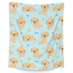 Mantas Golden Retriever – Manta suave y esponjosa para niños