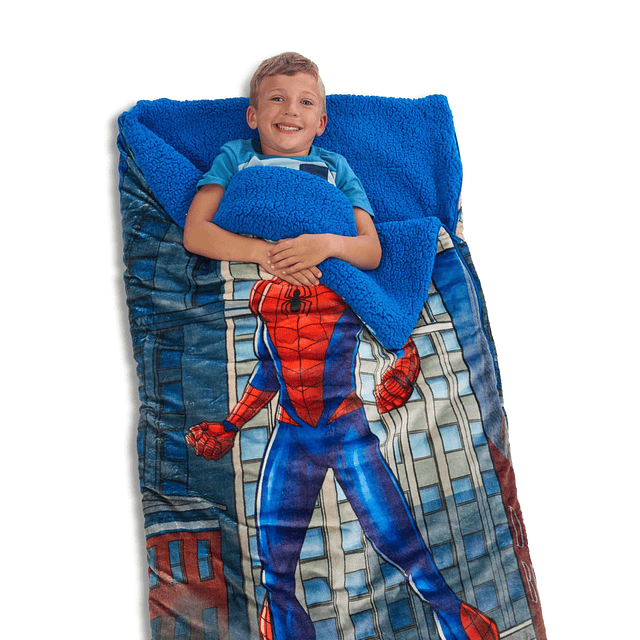 Bolsa de dormir Spider-Man Cloud Sherpa, 27" x 62", Slumber