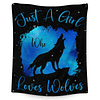 Wolf Blanket Gifts - Linda manta de 40 x 50 pulgadas para ni