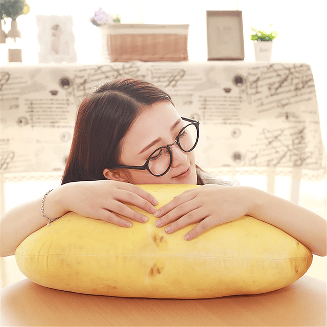 Almohada de Felpa de Patata 3D, Almohada Decorativa de Verdu