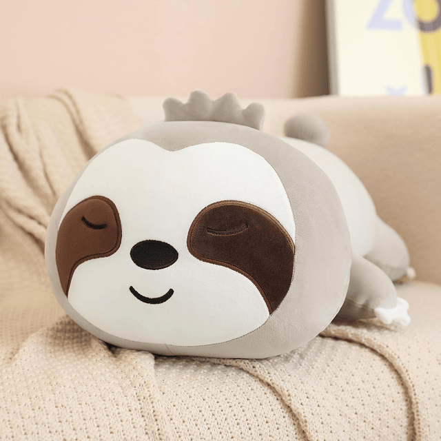 Peluche de perezoso con peso, animal de peluche de perezoso