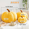 Almohadas decorativas de calabaza de otoño para cama, sofá,