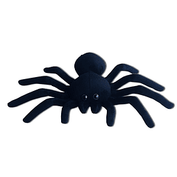 Peluche de araña negra, 9 pulgadas, decorativo, coleccionabl