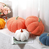 Almohadas decorativas de calabaza de Halloween con 2 pegatin