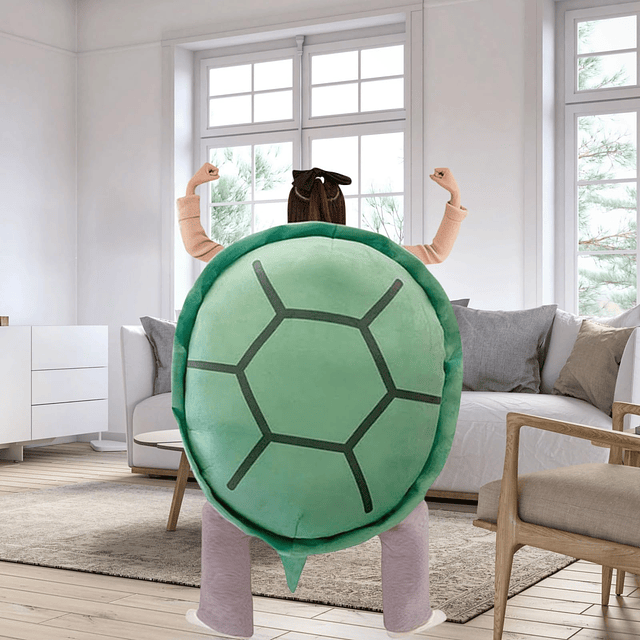 Almohadas de concha de tortuga para niños y adultos, almohad