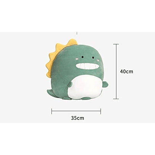 Almohada suave de peluche de dinosaurio para abrazar, lindo