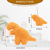 Juego de almohadas T-Rex Dino Nugget - Mini almohada de pepi