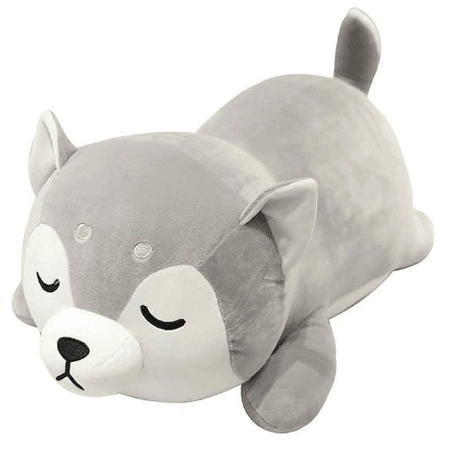 Husky Almohada de felpa, Huskie de peluche de juguete para c