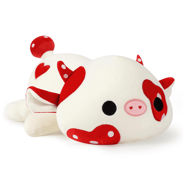 Lindo peluche de vaca, suave relleno de seta de vaca, almoha