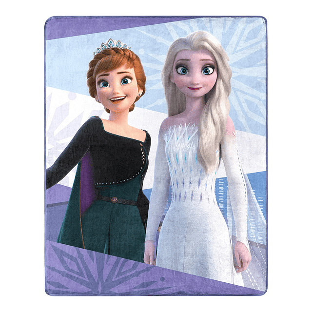 Frozen 2 Forever Elsa Anna Manta de felpa suave y sedosa de