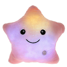 Creative Twinkle Glowing Stars Shape - Almohada de felpa con