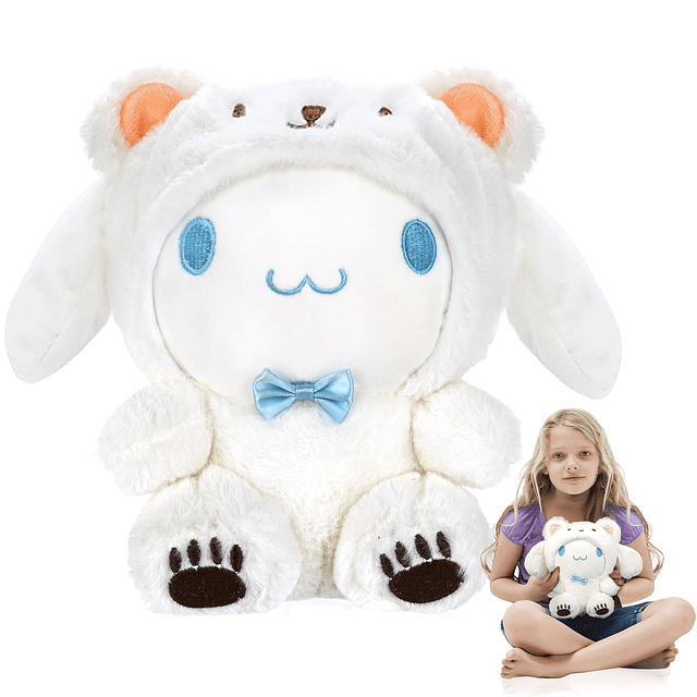 Cinnamoroll Anime Lindo juguete de peluche suave, 9 pulgadas