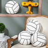 4 piezas de almohada de voleibol 3D, almohada de pelota depo