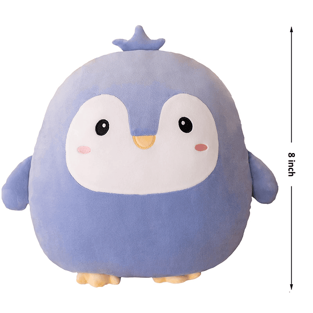 Lannery - Almohada de peluche de pingüino Kawaii, juguete de