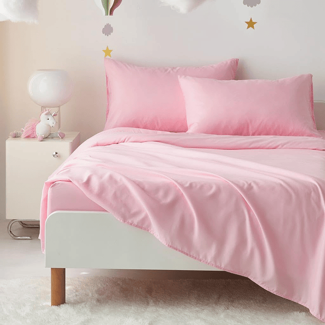 - Juego de cama de unicornio para niñas, lindo diseño de uni