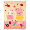 Peppa Pig - Manta de felpa suave para niños, 46 x 60 pulgada