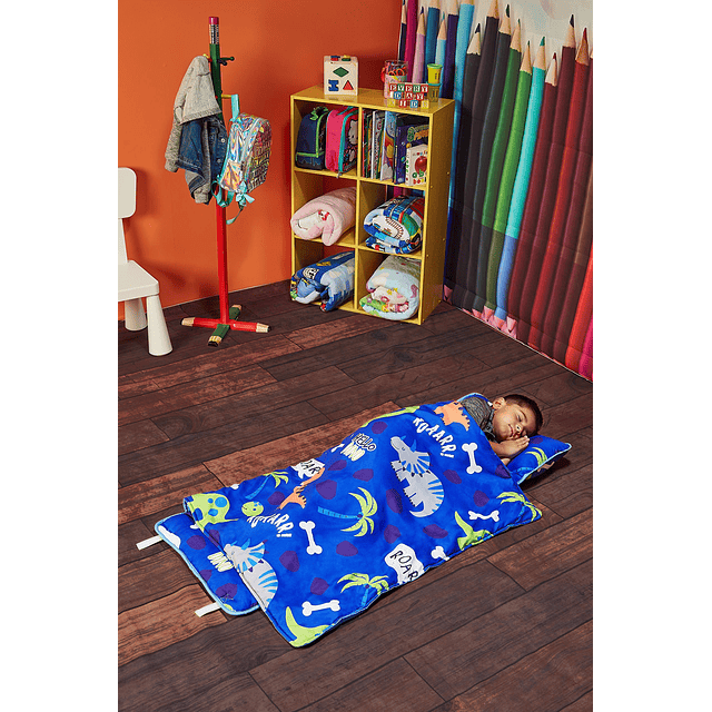 Tapete para la siesta con almohada extraíble - Roarin' Dinos