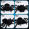 Juguete de araña de peluche gigante de Halloween, almohada d