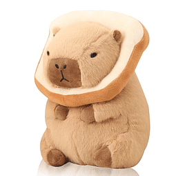 Linda almohada de peluche de capibara suave con animales de