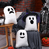 3 almohadas de Halloween con forma de fantasma, almohada dec