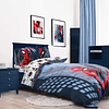 Marvel Spiderman Crawl Juego de cama Queen de 5 piezas - Inc