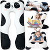 Panda - Almohada corporal para niños, 47 pulgadas, en forma