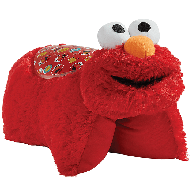 Elmo Sleeptime Lite - Peluche de Barrio Sésamo, Rojo, 14.00"