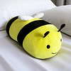 Almohada de peluche de abeja de piña, peluche gigante de abe