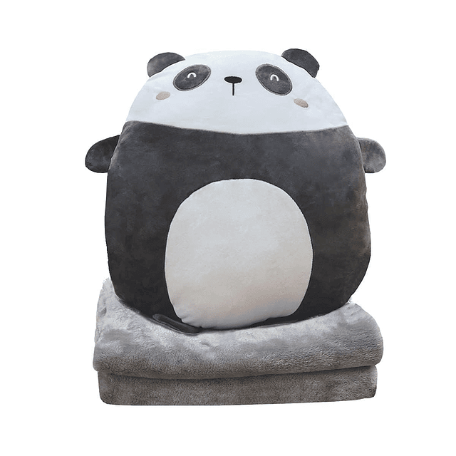 Almohada de Felpa Panda de 16 Pulgadas, Manta en Linda Almoh