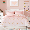 Juego de ropa de cama para niños, color rosa, 5 piezas, jueg