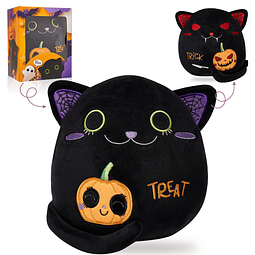 Regalos de felpa de gato negro de Halloween – Juguete de pel