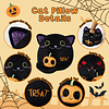 Regalos de felpa de gato negro de Halloween – Juguete de pel