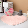 Almohada de corazón esponjoso arcoíris, regalos de agradecim