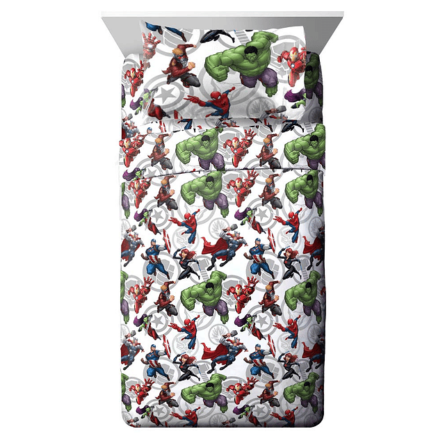 Marvel Avengers Marvel Team Juego de sábanas completo - Ropa