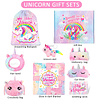 Set de regalo de unicornio para niñas de 3,4,5,6,7,8,9,10,11