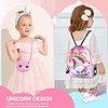 Set de regalo de unicornio para niñas de 3,4,5,6,7,8,9,10,11