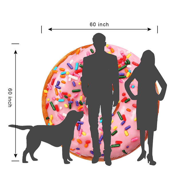 Manta realista de donut, manta de toalla térmica, ligera y s